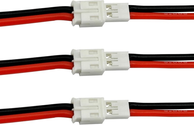 FLY RC 20 Pairs Jst PH 2.0 mm 22AWG 2Pin Pitch Plug Connector for Battery H67 H36 Blade Inductrix E010 E013 - Image 2